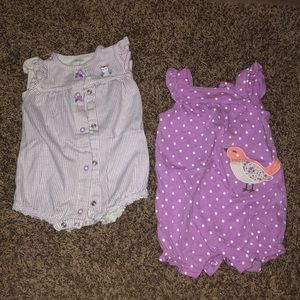 2 rompers